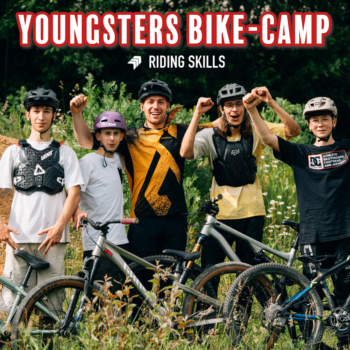 mountainbike camp jugend Youngsters BIKE-CAMP I 11.07.2026 - 12.07.2026 I Alter: 6 kind-baby Bloc Party | Spotify Color:Serpentine Chromapop Everyday Violet Mirror
